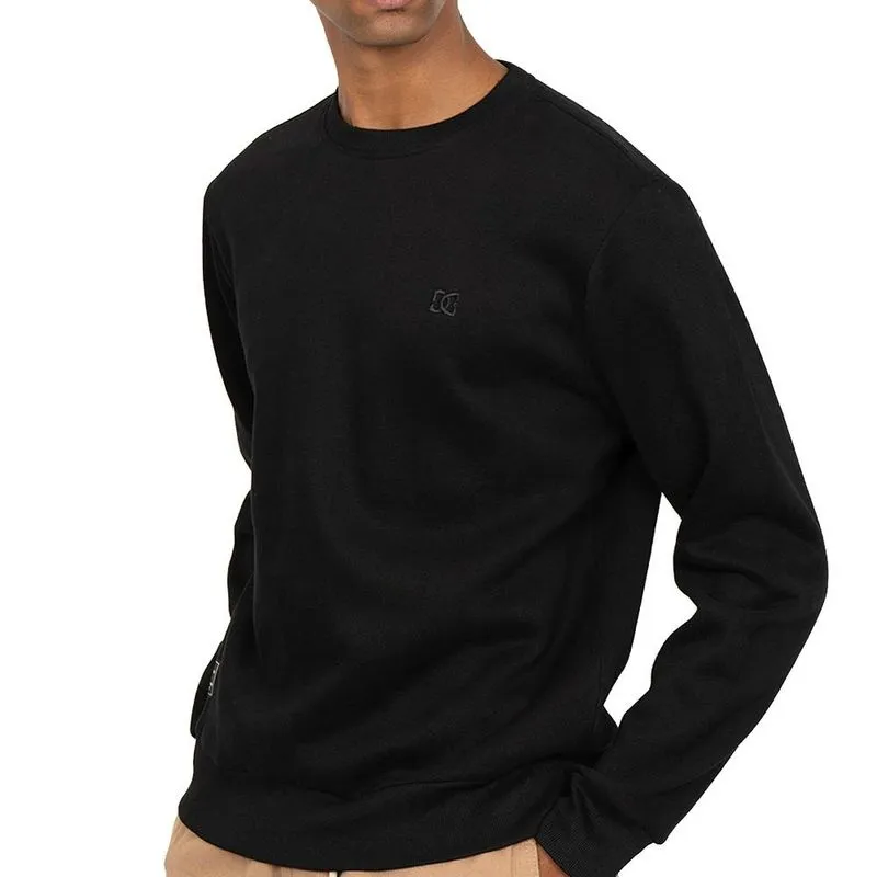 Moletom DC Shoes Careca Embroidery WT26 Masculino Preto G / preto
