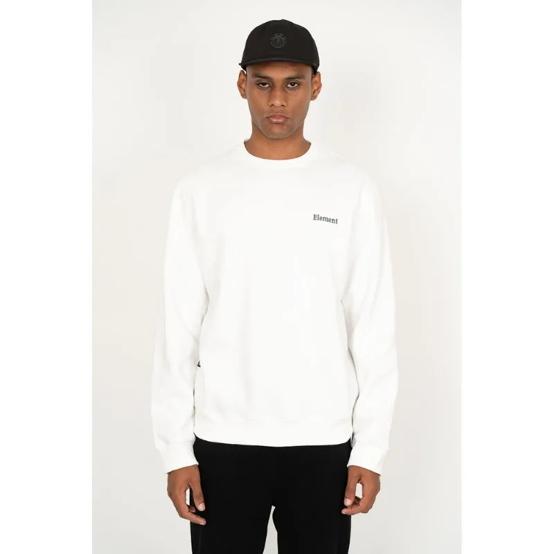 Moletom Element Care Siganature Crew Branco Gg