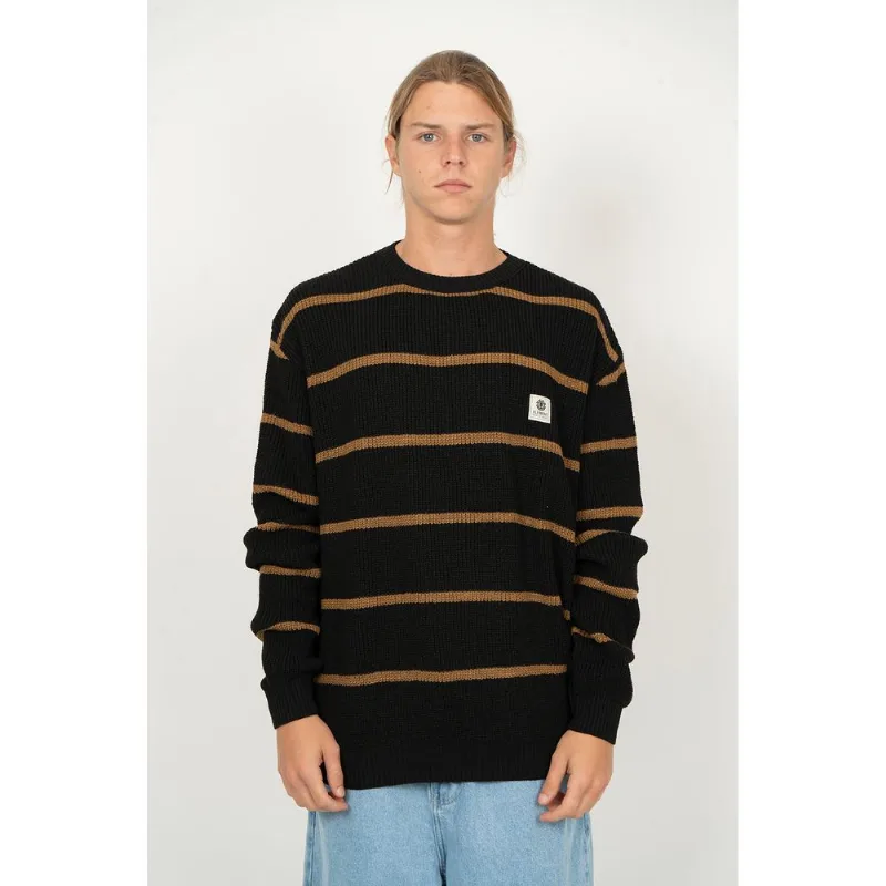 Tricot Element Knit Logo Preto-Preto-G