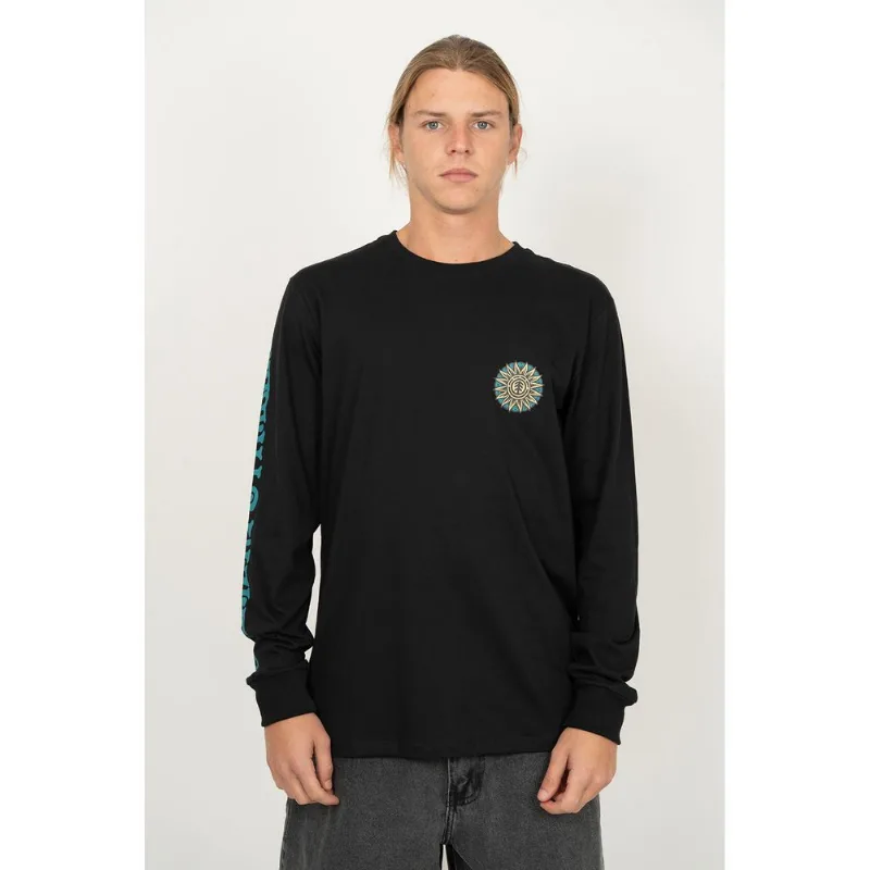 Camiseta Element M/L Timber The A Hike Preto Gg