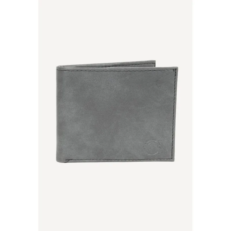 Carteira Element Icon Mini Wallet Trifold Cinza Escuro-U