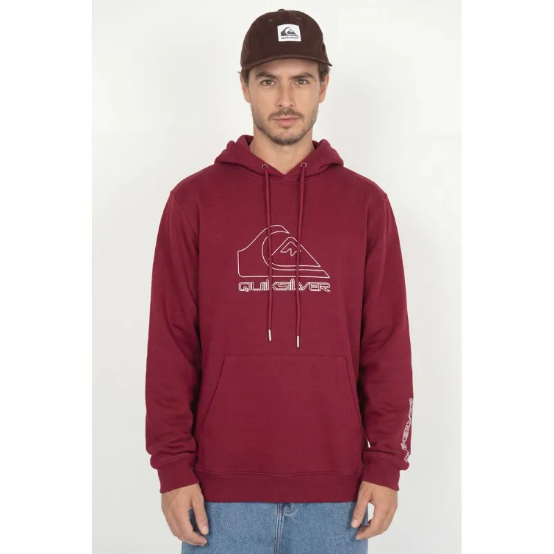 Moletom Quiksilver Fech New Tour Vinho Gg