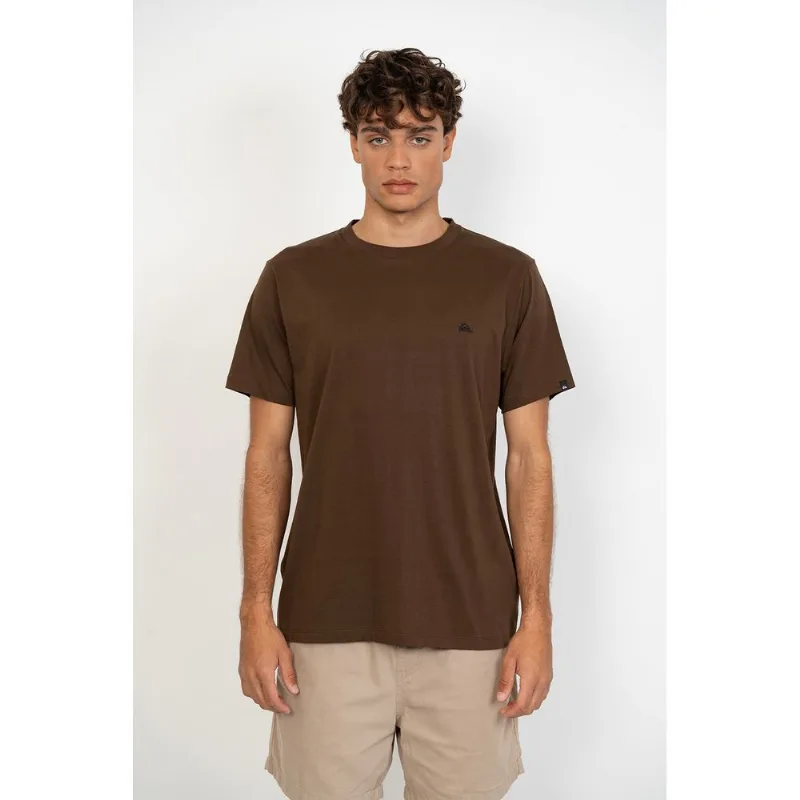 Camiseta Quiksilver M/c Embroidery Marrom Gg