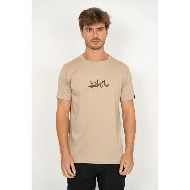 Camiseta Quiksilver M/c Impaired Logo Dna Areia P