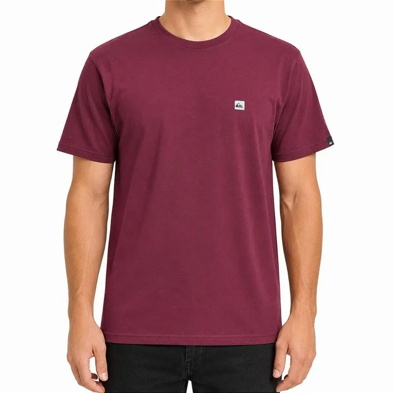 Camiseta Quiksilver Transfer Square WT26 Masculina Vinho M / vermeho