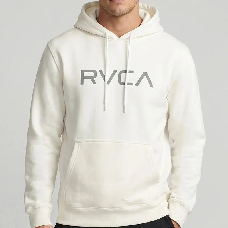 Moletom RVCA Canguru Big RVCA 310G WT26 Masculino Branco P / branco