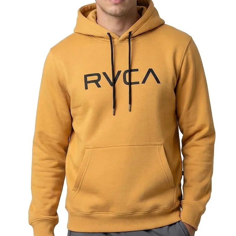 Moletom RVCA Canguru Big RVCA 310G WT26 Masculino Mostarda G / amarelo