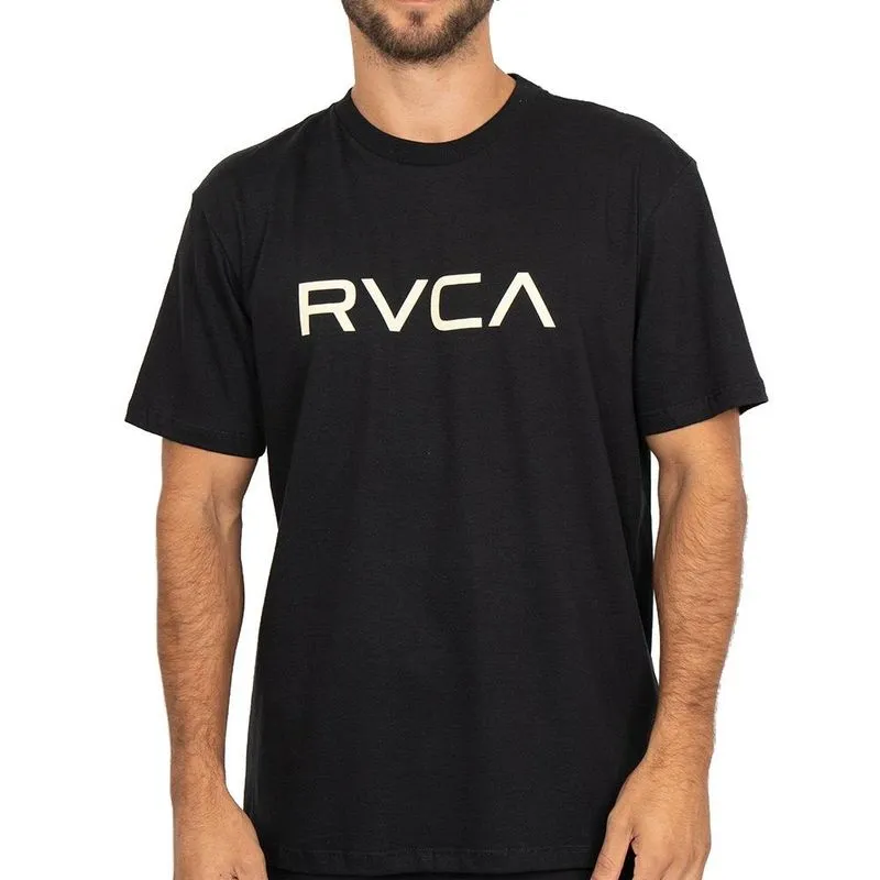 Camiseta RVCA Big RVCA WT26 Masculina Preto GG / preto