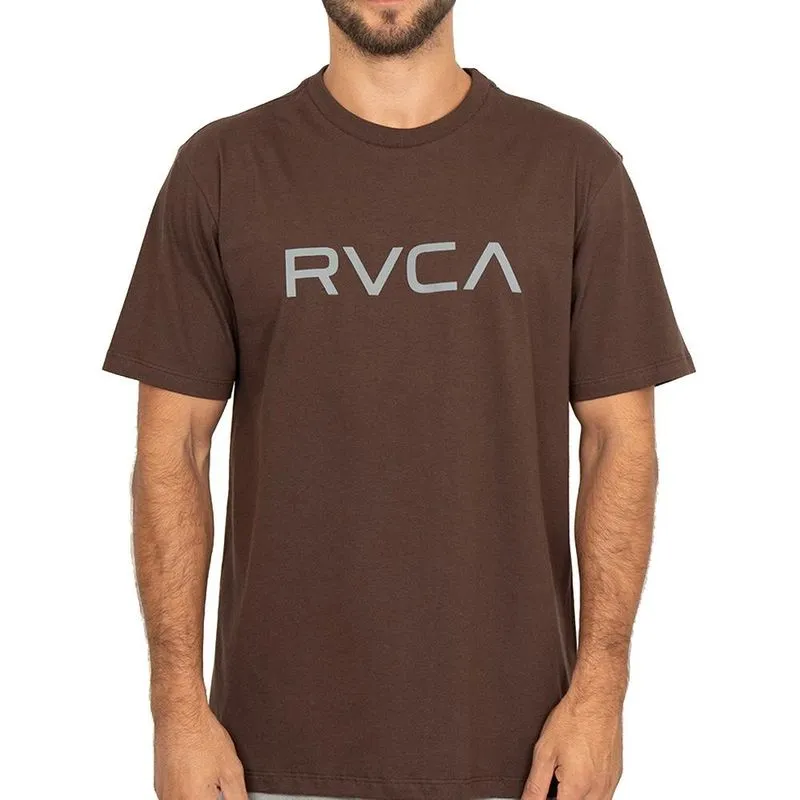 Camiseta RVCA Big RVCA WT26 Masculina Marrom G / marrom