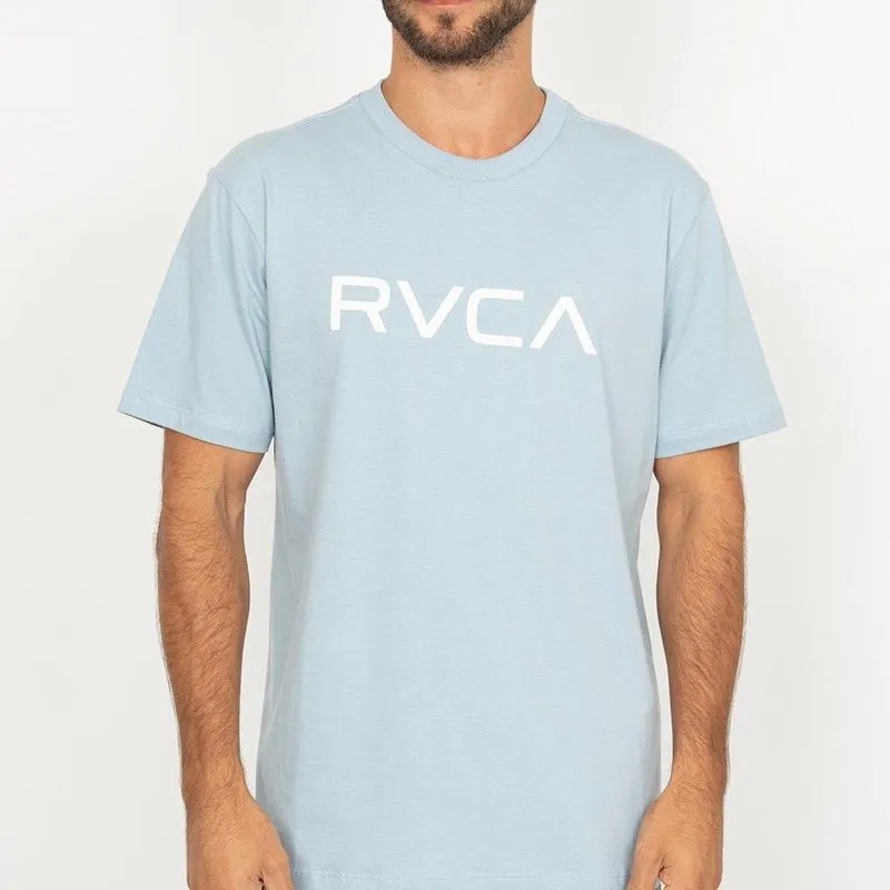 Camiseta RVCA Big RVCA WT26 Masculina Azul Claro GG / azul