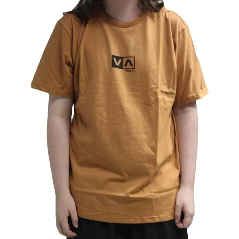 Camiseta RVCA Mini Balance Box WT26 Masculina Mostarda P / amarelo