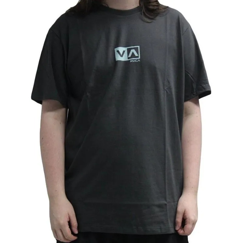 Camiseta RVCA Mini Balance Box WT26 Masculina Cinza Escuro GG / chumbo