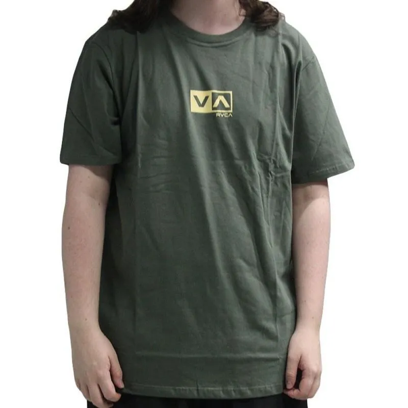 Camiseta RVCA Mini Balance Box WT26 Masculina Verde Escuro G / verde