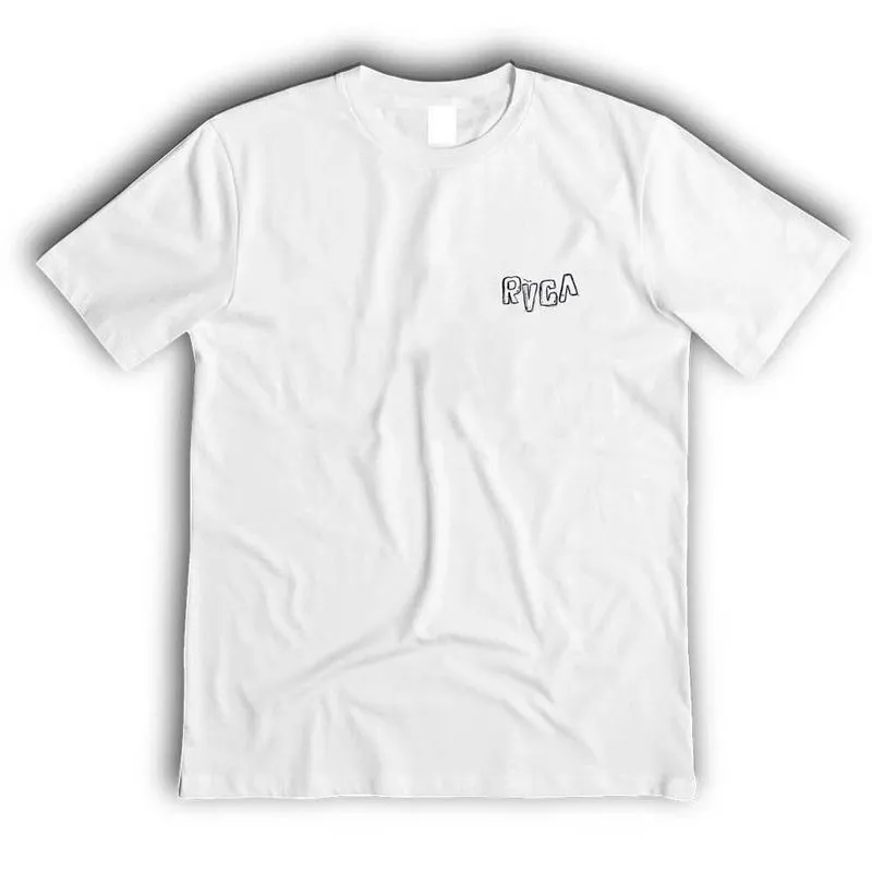 Camiseta RVCA Past Presents WT26 Masculina Branco G / branco