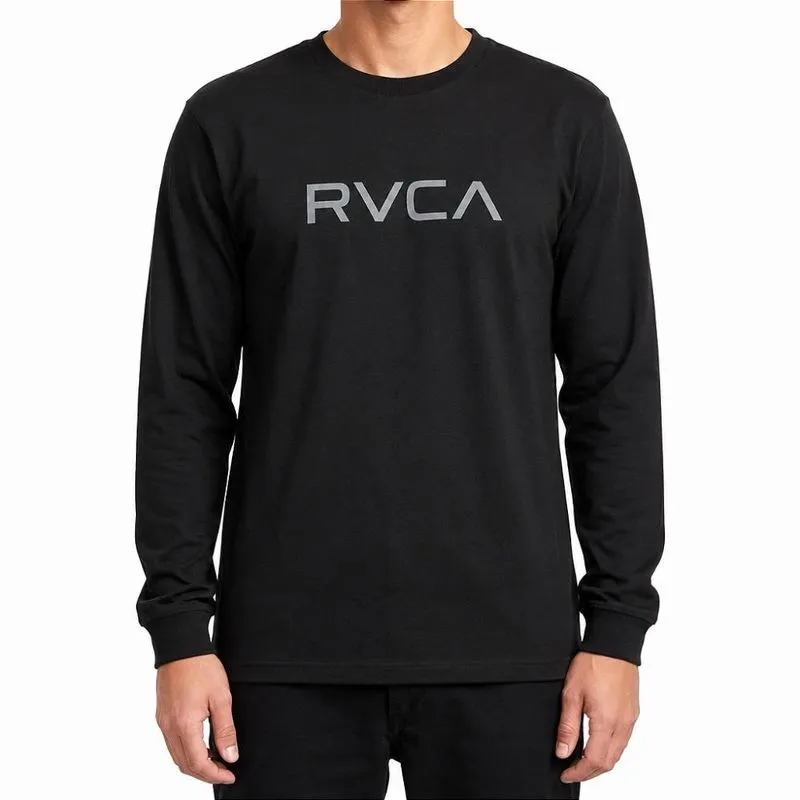 Camiseta RVCA Manga Longa Big RVCA 2X Masculina WT26 Preto P / preto