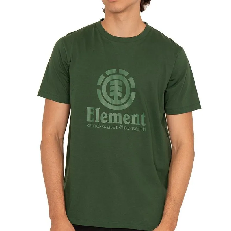 Camiseta Element Vertical SM27 Masculina Verde Escuro GG / verde