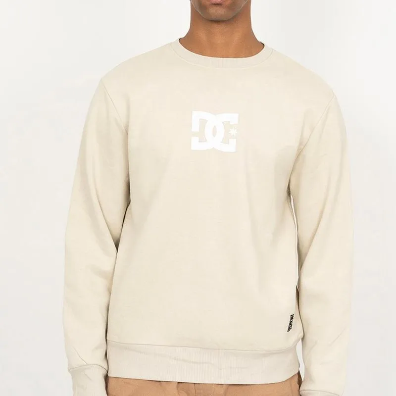 Moletom DC Shoes Careca DC Star WT26 Masculino Bege GG / begê
