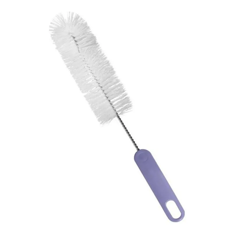 Kit 2 Lava Garrafa Sintético Cabo Plástico Mamadeiras 38cm