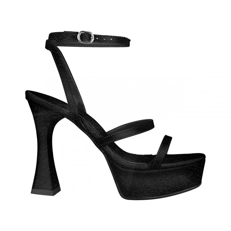 Sandália Feminina Salto Grosso Della Shoes