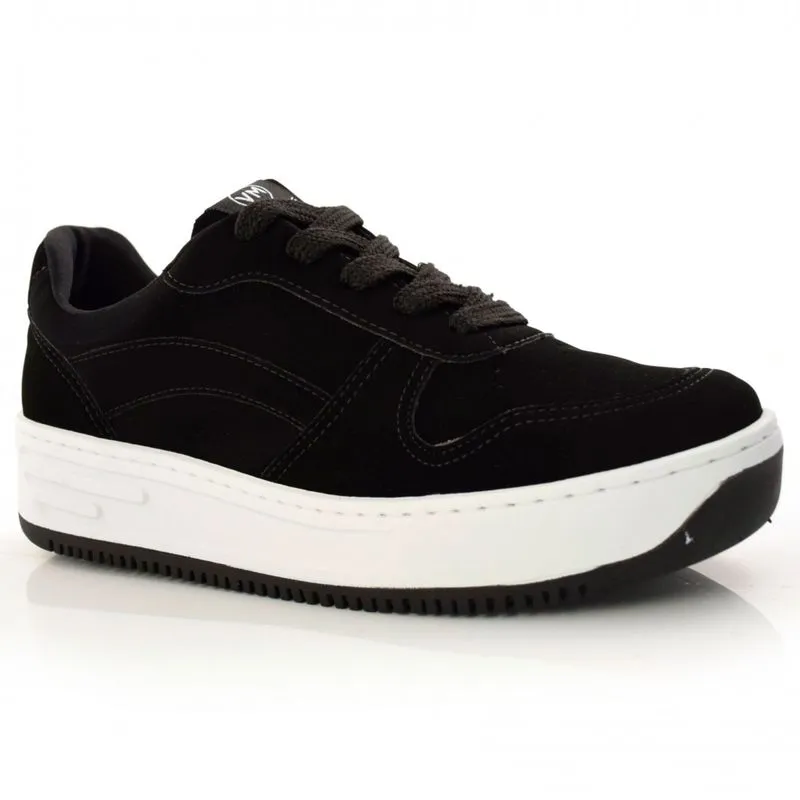 Tênis Flatform Feminino Via Marte Preto 22-35065-05 38