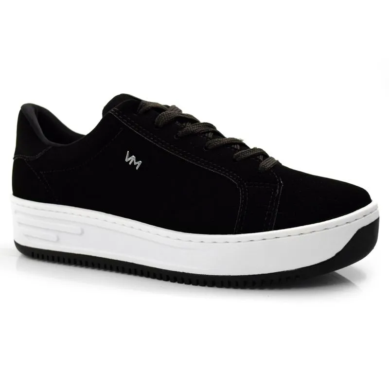 Tênis Flatform Feminino Via Marte Preto 22-3502-05 34