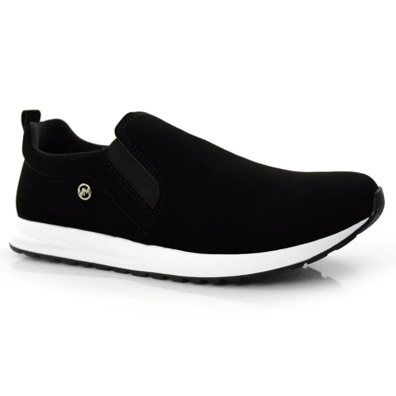 Tênis Casual Feminino Via Marte Preto Preto 22-2807-01 40