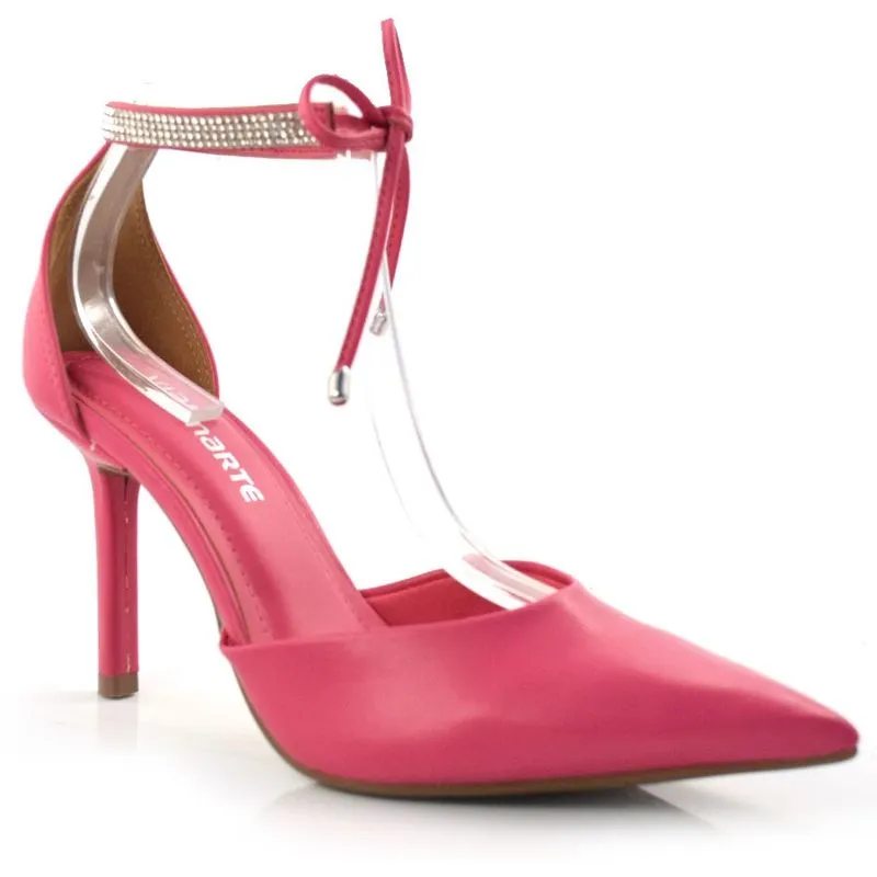 Scarpin Feminino com Amarração Via Marte Rosa 22-4405-01 37