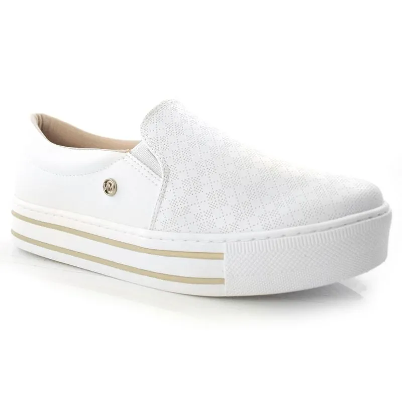 Tênis Iate Flatform Feminino Via Marte Branco 22-1501-03 38