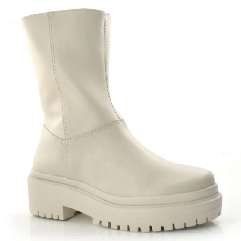 Bota Tratorada Feminina Via Marte Creme 22-8502-03 36