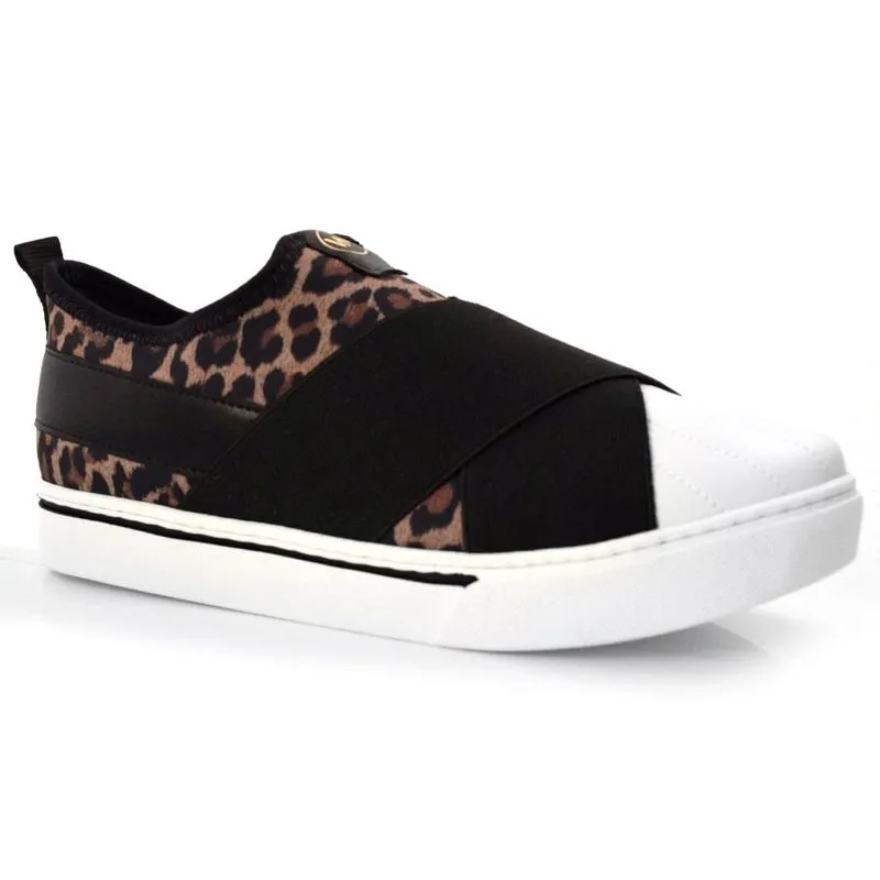 Tênis Feminino Slip On Via Marte Preto 22-1406-01 37