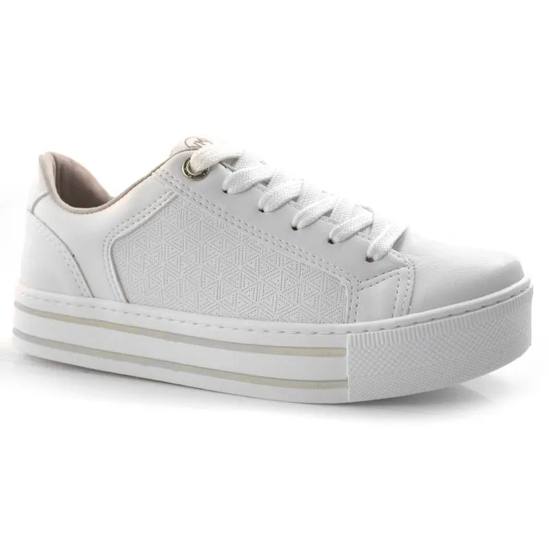Tênis Casual Feminino Via Marte Branco 22-10206-01 38