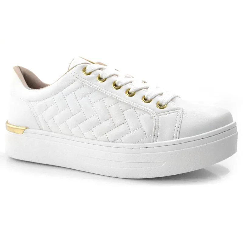 Tênis Feminino Via Marte Branco 22-9607-01 37