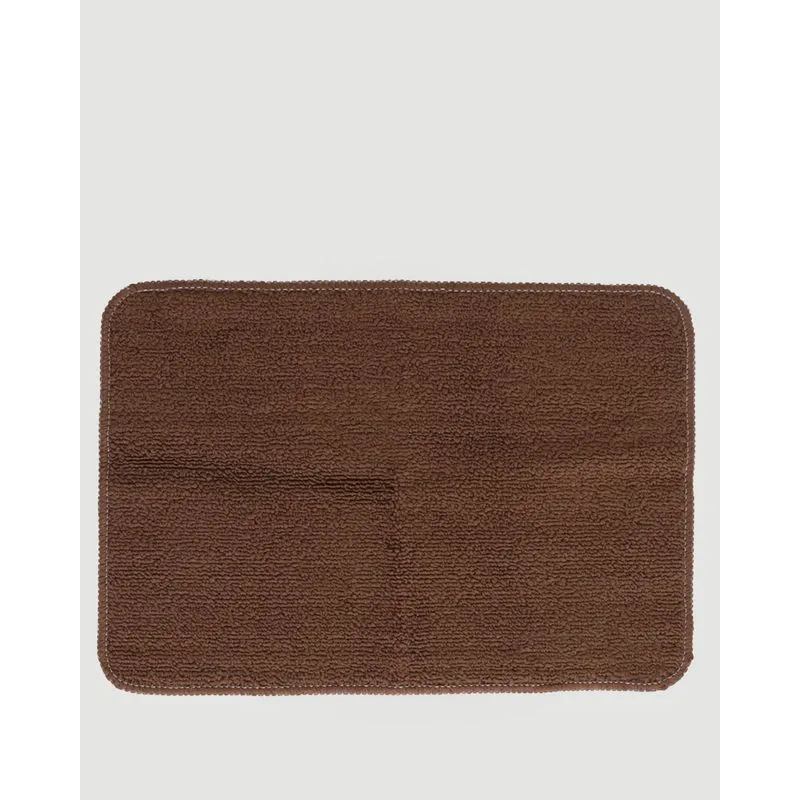 Tapete 60cm x 40cm Boucle Oasis Bege Escuro UN