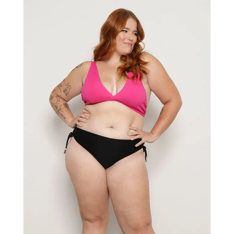 Biquíni Avulso Top Plus Size Rosa 46