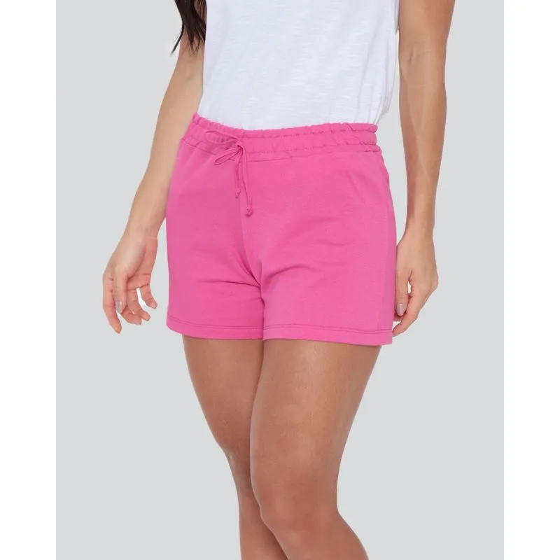 Short Moletinho Feminino Básico Rosa P