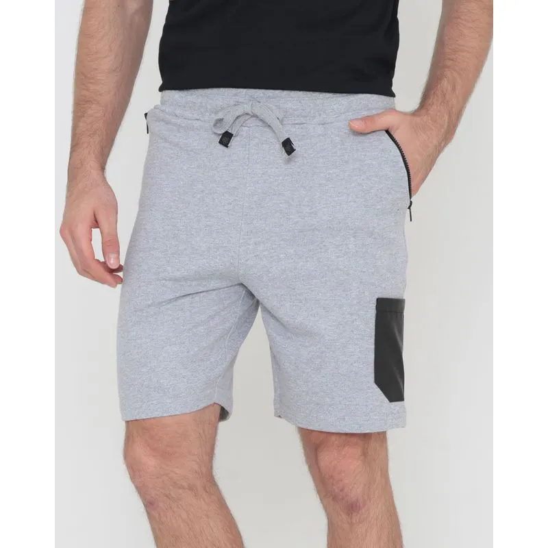 Bermuda Masculina Moletinho Cargo Cinza G