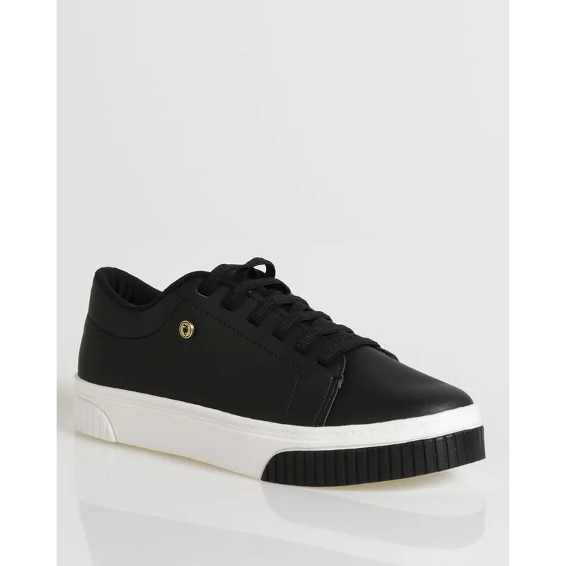 Tênis Feminino Casual Preto 35