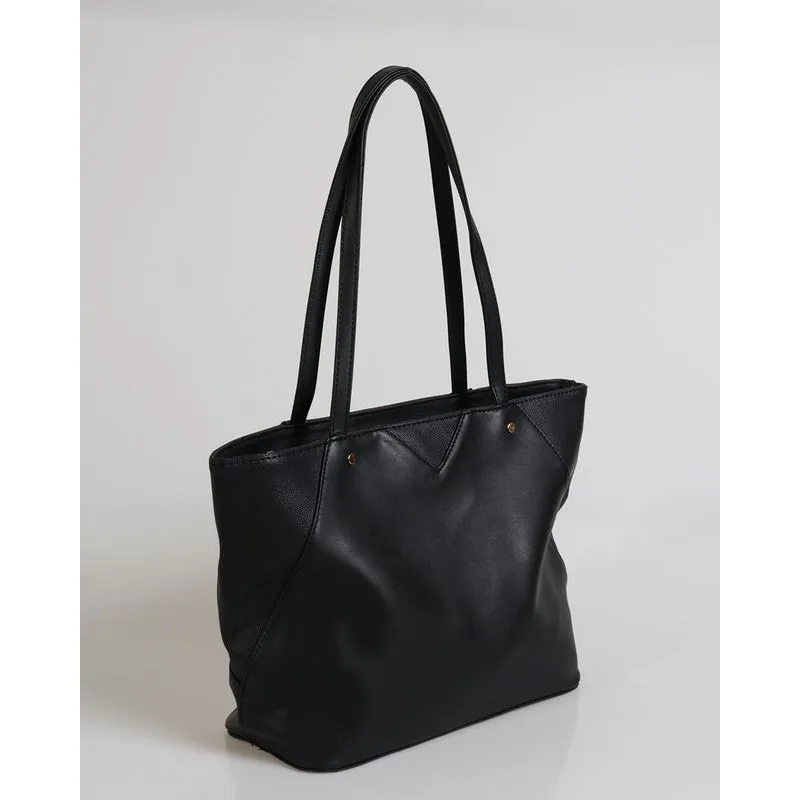 Bolsa de Ombro Recortes Pagani Preta UN