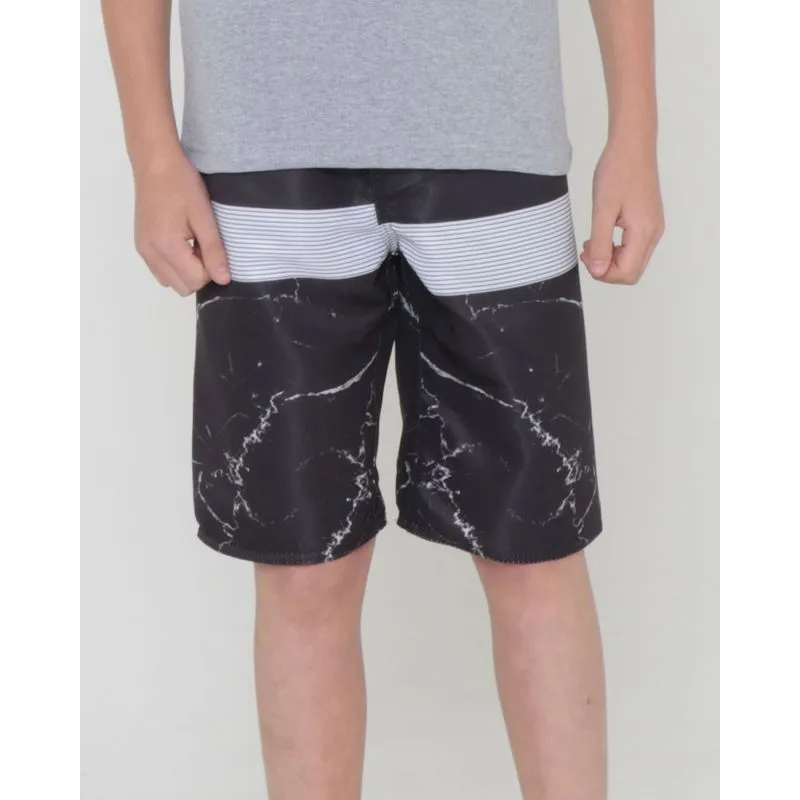 Bermuda Juvenil Surf Estampada Cinza 12