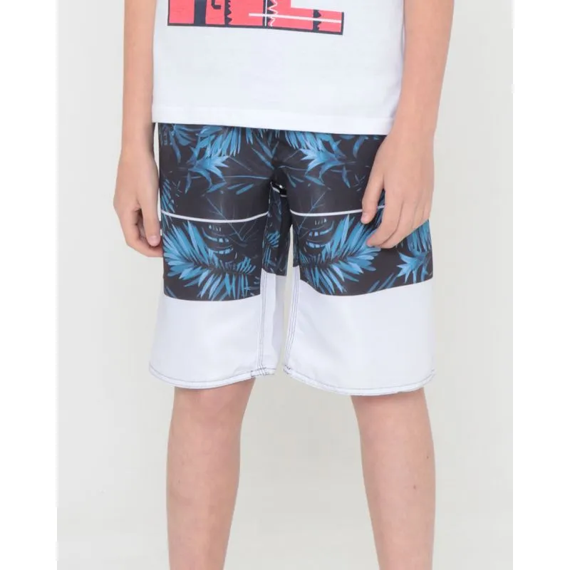 Bermuda Juvenil Surf Estampada Azul 10