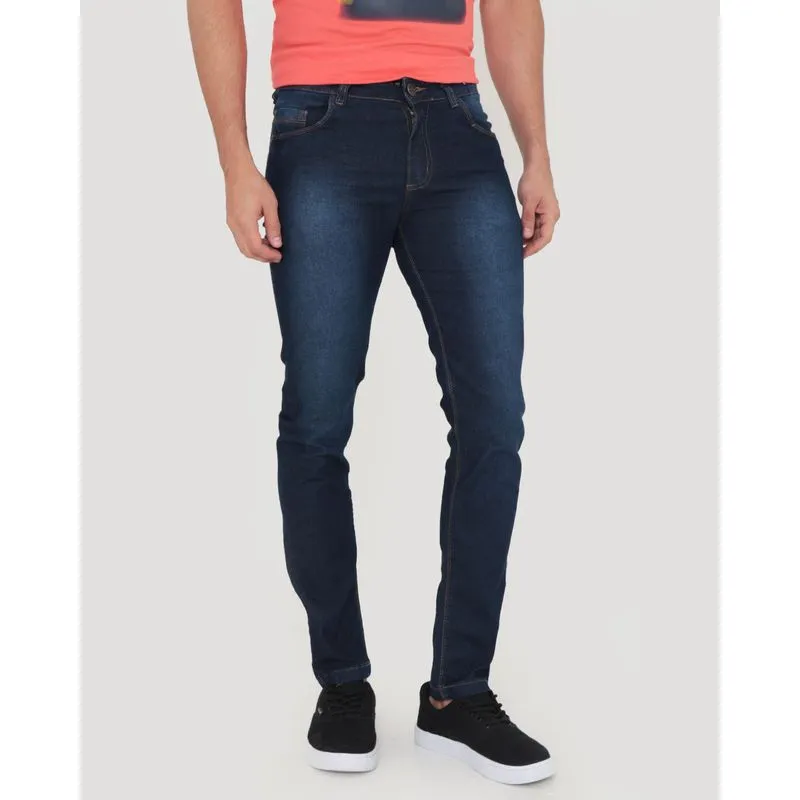 Calça Jeans Masculina Skinny Azul Escuro 44