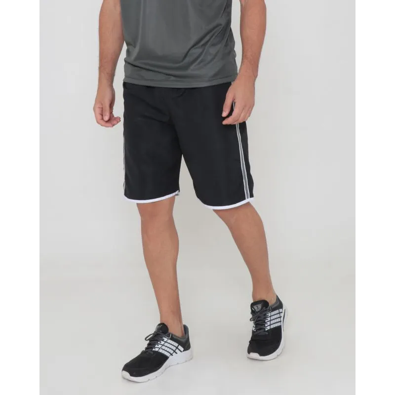Bermuda Masculina Esportiva Bolso Preta GG