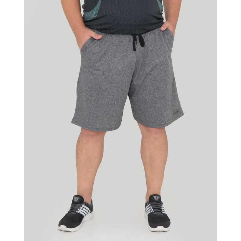 Bermuda Plus Size Masculina Fitter Cinza G1