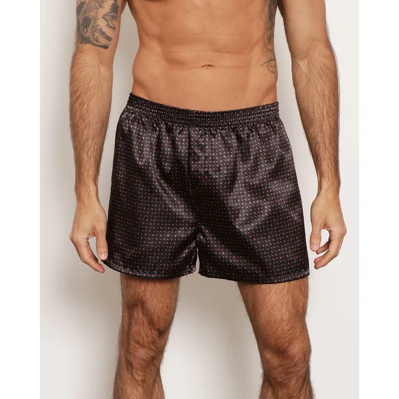 Samba Canção Masculina Estampada Marrom G