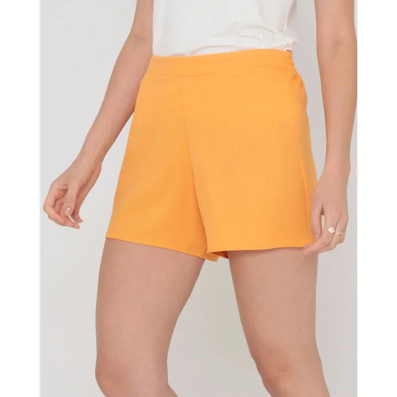 Short Feminino Liso Laranja GG