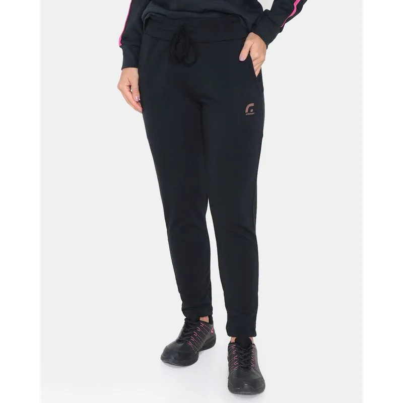 Calça Feminina Fitness Fitter Moletinho Preto M