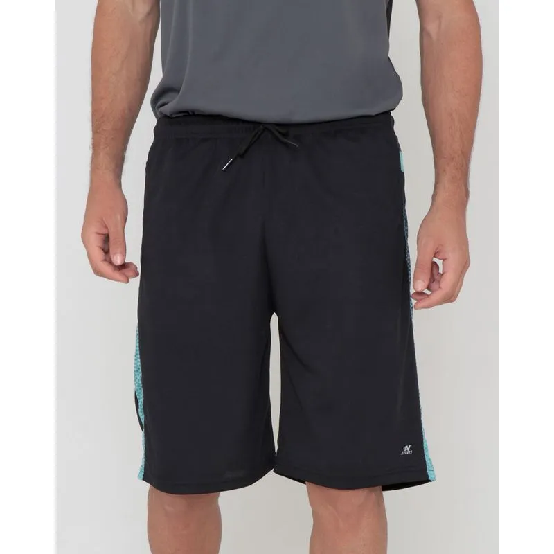 Bermuda Masculina Recorte Lateral Preta P