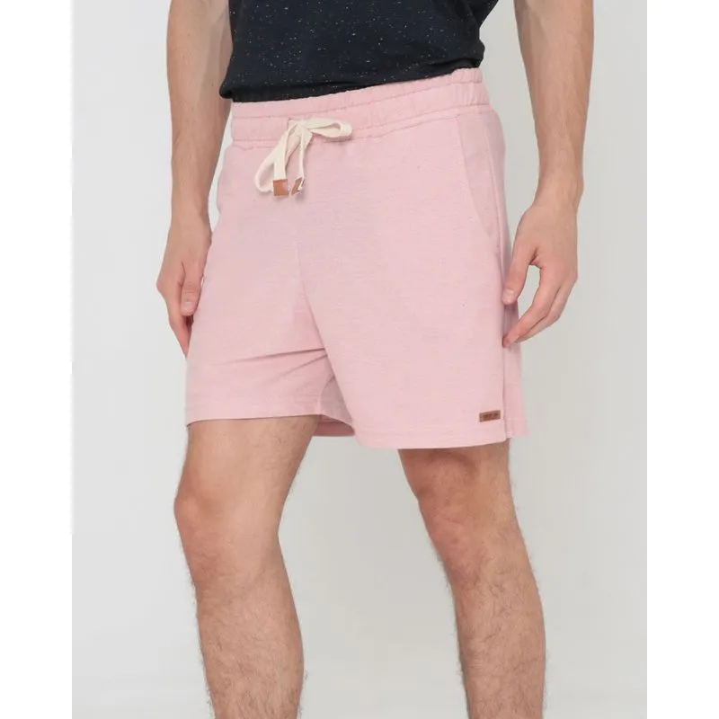Bermuda Moletinho Masculina Rosa Claro P