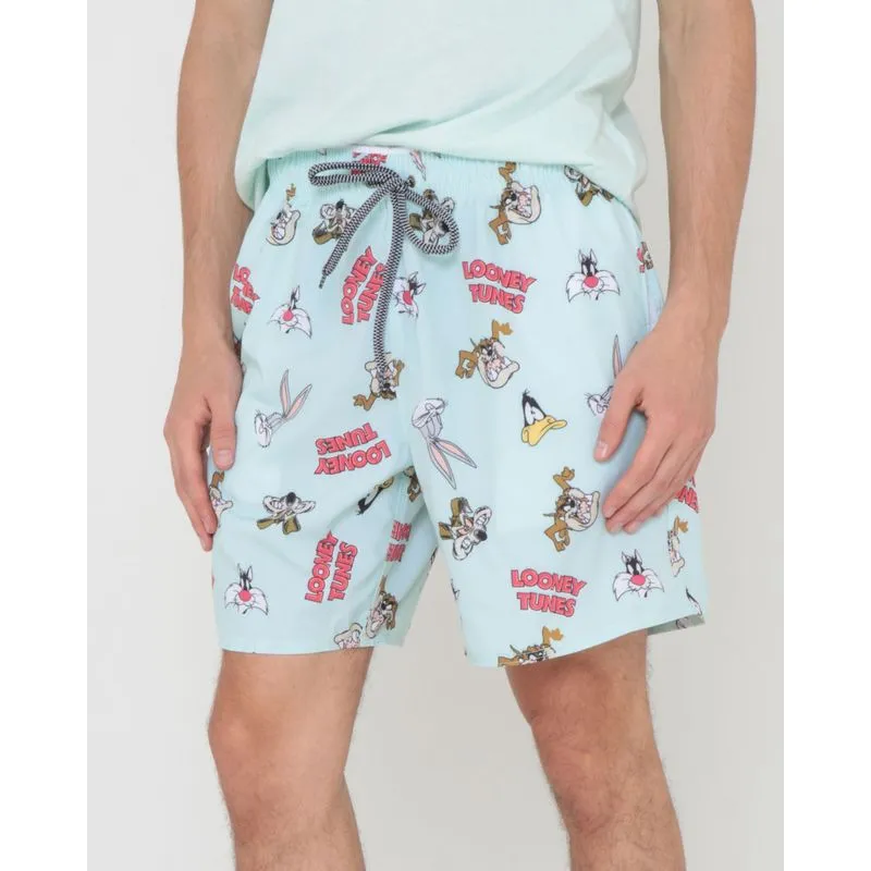 Bermuda Masculina Looney Tunes Warner Verde M