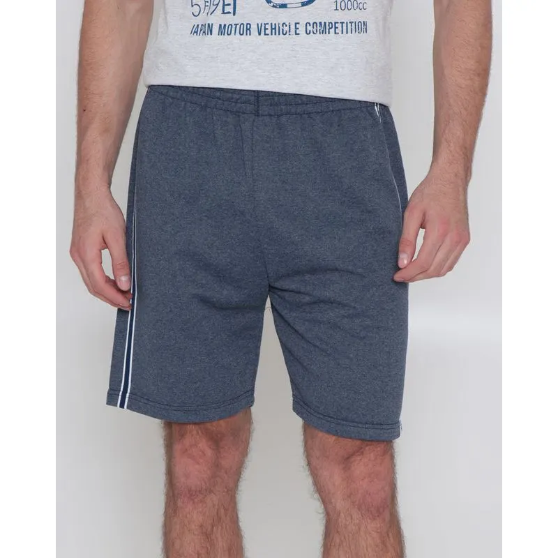Bermuda Masculina Moletinho Azul GG